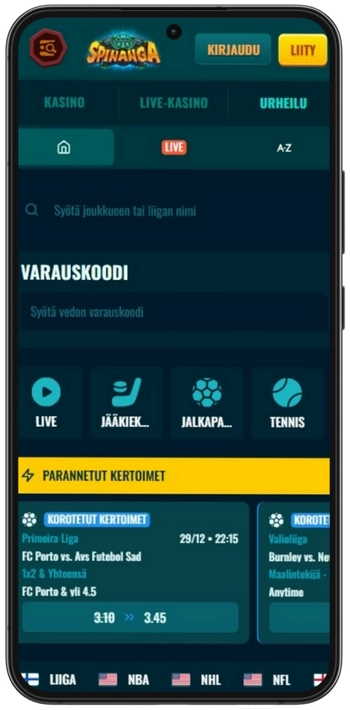 Spinanga vedonlyönti